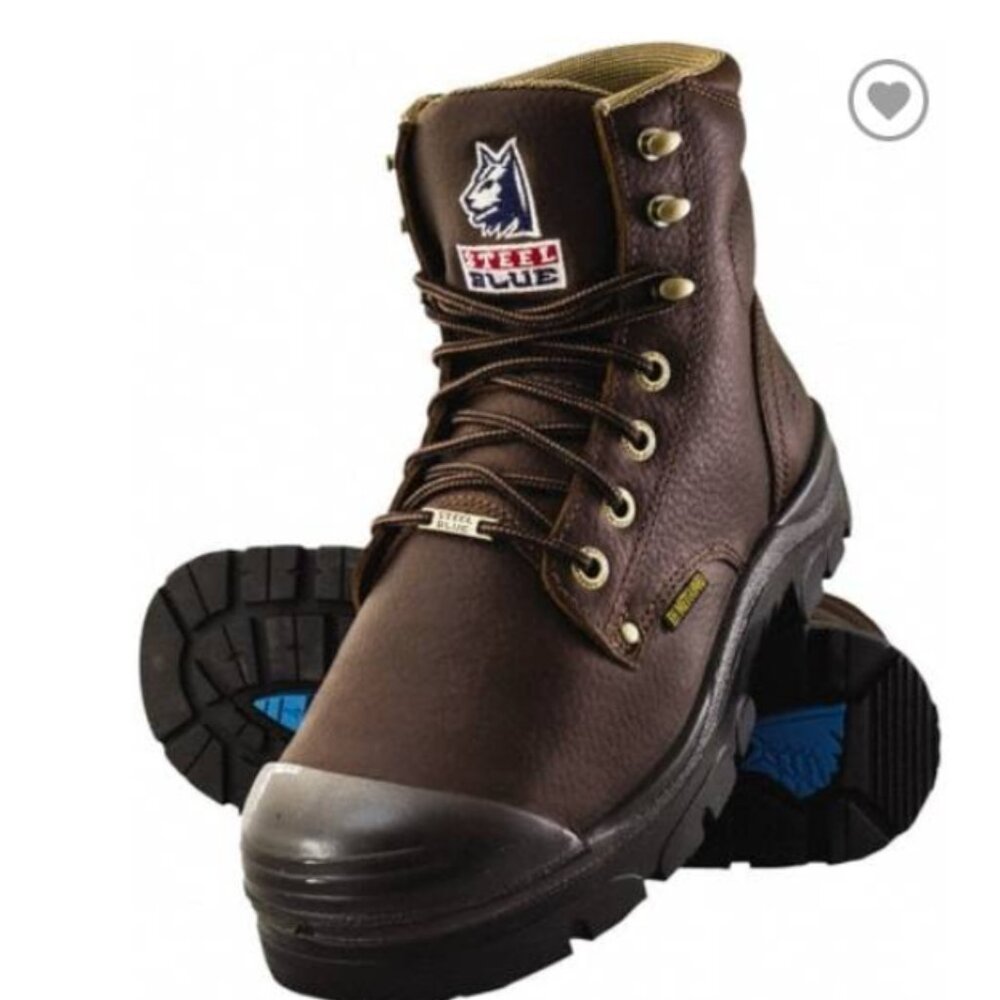 Steel Blue Men's Argyle Bump Cap 6" Met-Guard EH Steel Toe Boots, 832912